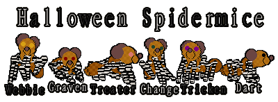 Halloween Spidermice